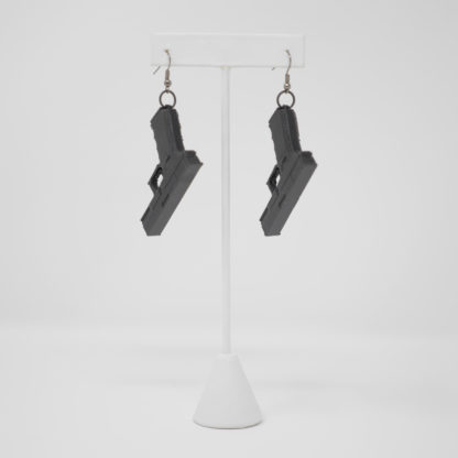 3D GUN EARRINGS
