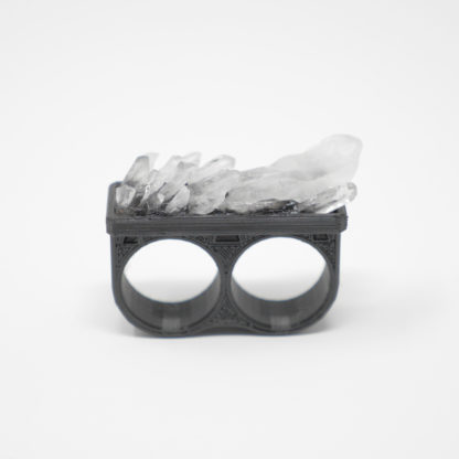 M4TER1A RING - CLEAR CRYSTAL - NO.001
