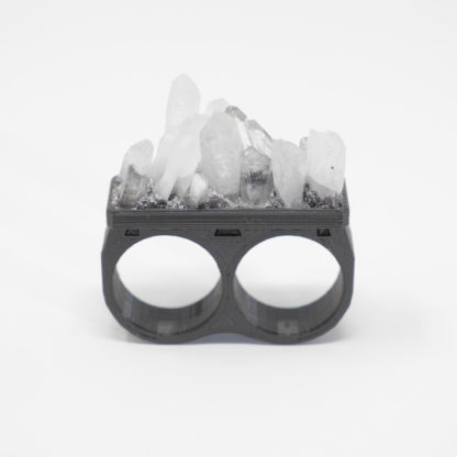 M4TER1A RING - CLEAR CRYSTAL - NO.002